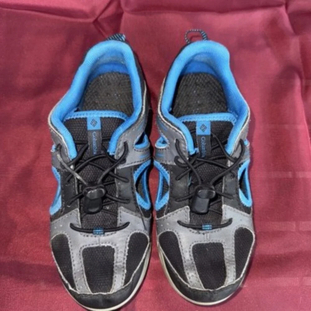 Columbia Kids Toddler Size 13 Wave Sandals Water Shoes Blue Hook Loop Athletic